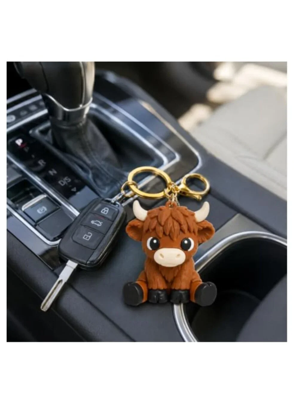 Highland Cow Keychain Bag Charm Cute Animal Keychain Party Favors